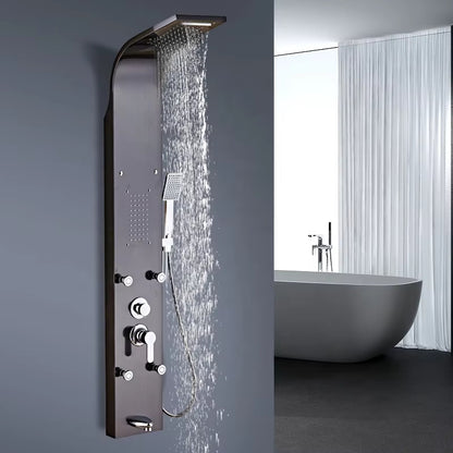 Luxury Shower Panel Waterfall Rain Shower Handheld Shower Massage Shower Head Shower Set-6626