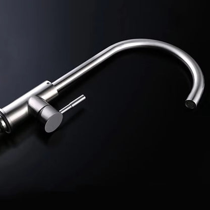 Kitchen Sink Stainless Steel Single Handle Single Hole Faucet-Z-8422