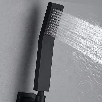 Concealed Brass Faucet Shower Set Rain Shower Mixer Faucet Set Shower Head-6552