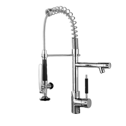 360 Degree Rotating Kitchen Countertop Double Spout Faucet-8347