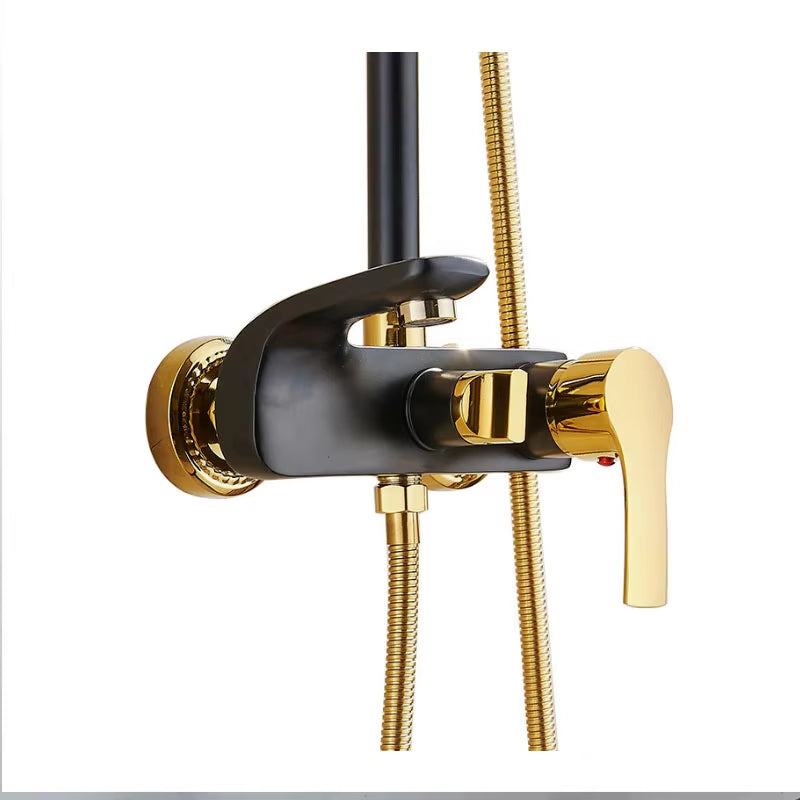Brass Now Bathroom Black Bath Bath Set Shower Head-6223