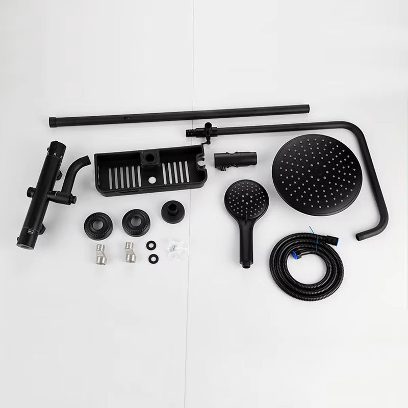 Bathroom Thermostatic Shower Faucet Set With Bathtub Faucet-6949