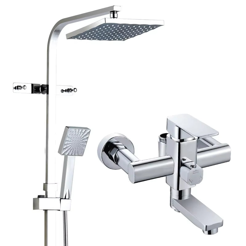 Hot And Cold Constant Temperature Wall Mounted Bathroom Shower Room Bath Mixer-6249