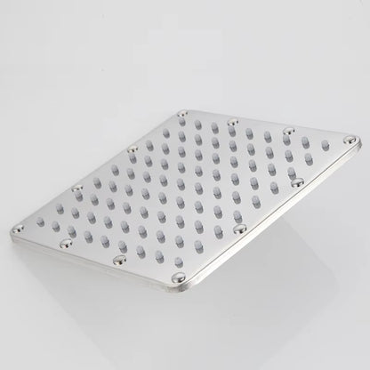 Stainless Steel Overhead Pressurized Square Large Shower Head-5531