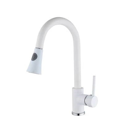 Pull Down Hot And Cold Water Mixing Kitchen Sink Faucet-8319