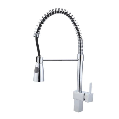 Spring-Loaded Kitchen Sink Countertop Faucet-8422