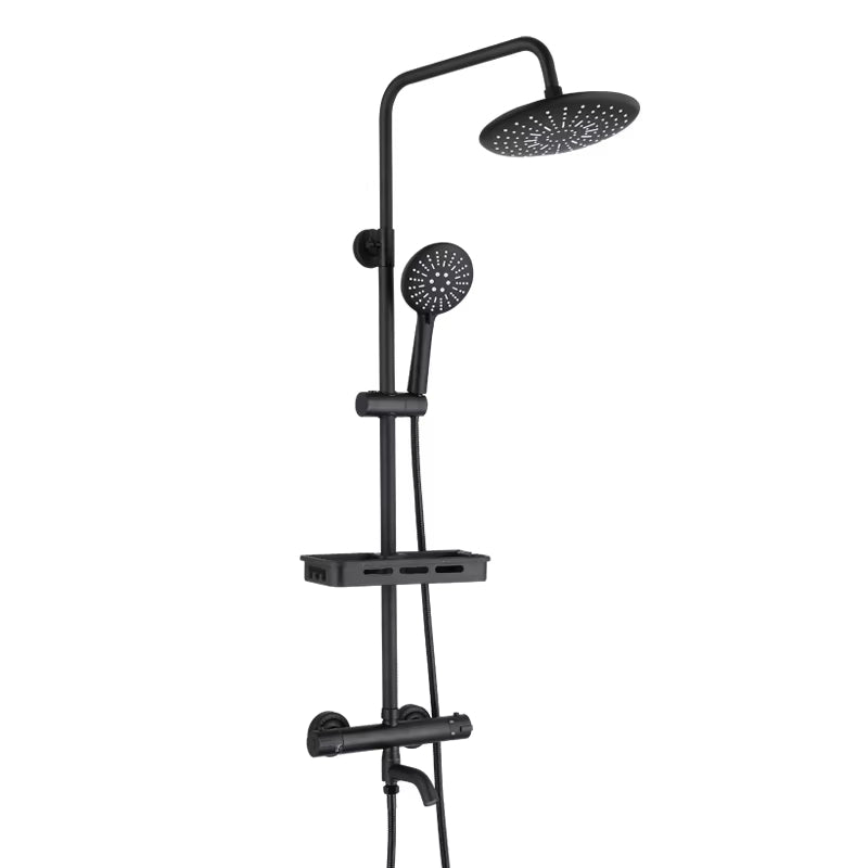 Bathroom Thermostatic Shower Faucet Set With Bathtub Faucet-6947