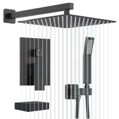 Wall Mounted Shower Set Luxury Brass Set Rain Shower Design Bathroom Set Shower-6551