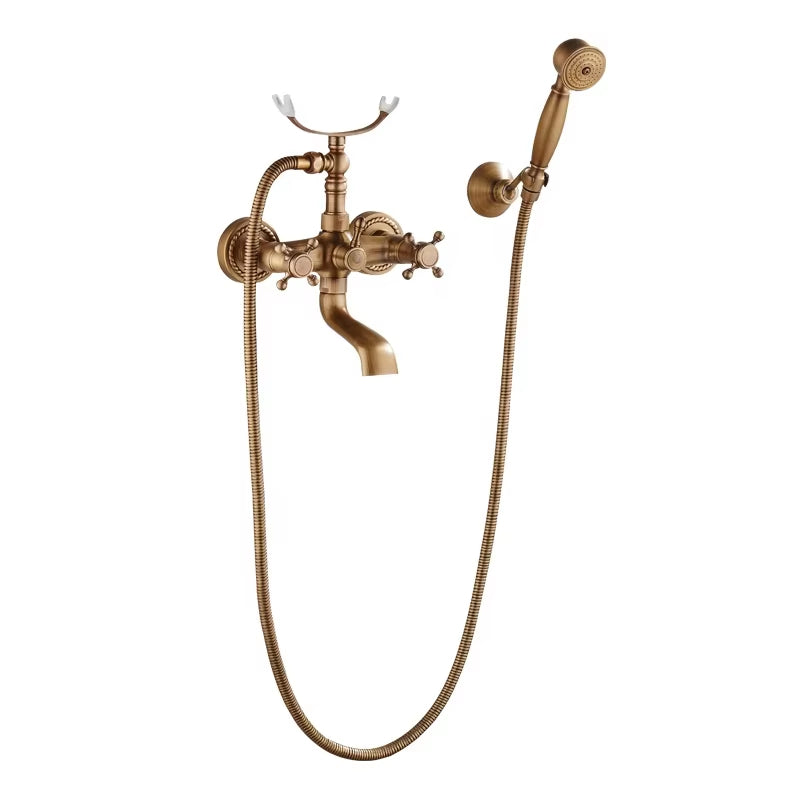 Antique Telephone Style Bronze Bathroom Shower-6209