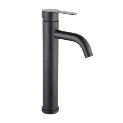 Black Hot And Cold Bathroom Faucet-5387
