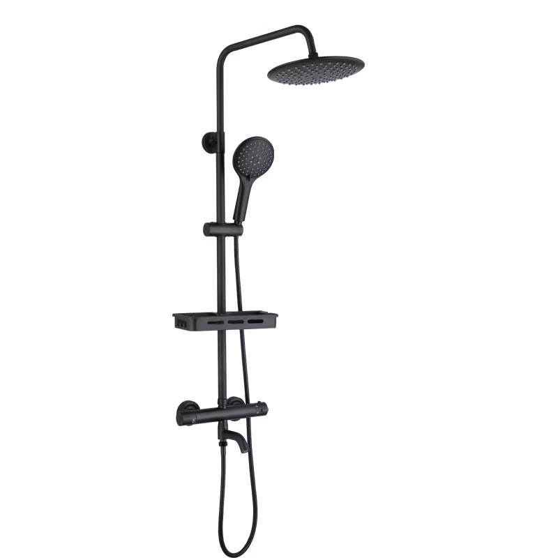 Bathroom Thermostatic Shower Faucet Set With Bathtub Faucet-6949