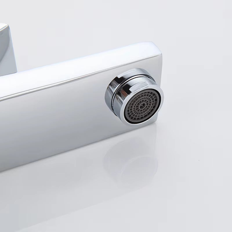 Wide Range Bathroom Washbasin Sink Square Faucet-7052