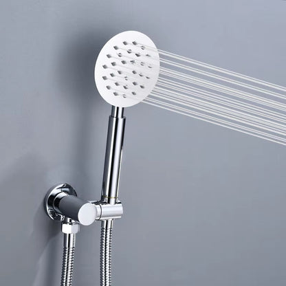 Wall Mounted Concealed Shower Faucet Set Large Shower Bathroom Overhead Shower Thermostatic Shower Set-6503