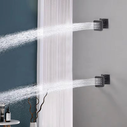 Shower Set Wall Mounted Bathroom Faucet Brass Set Rain Shower-6564