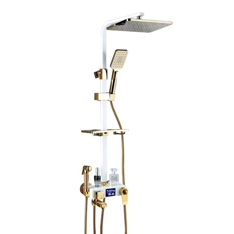 Constant Temperature Copper Body Bathroom Booster Shower Set-6031C