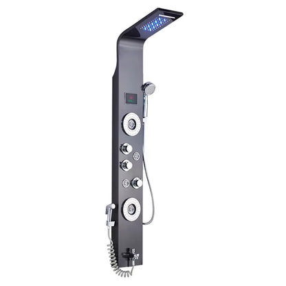 Shower Column Set Led Waterfall Shower Panel Bathroom Wall Mounted-6667