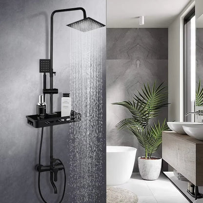 Luxury Rose Gold Bathroom Shower Wall Mounted Shower Head-6046