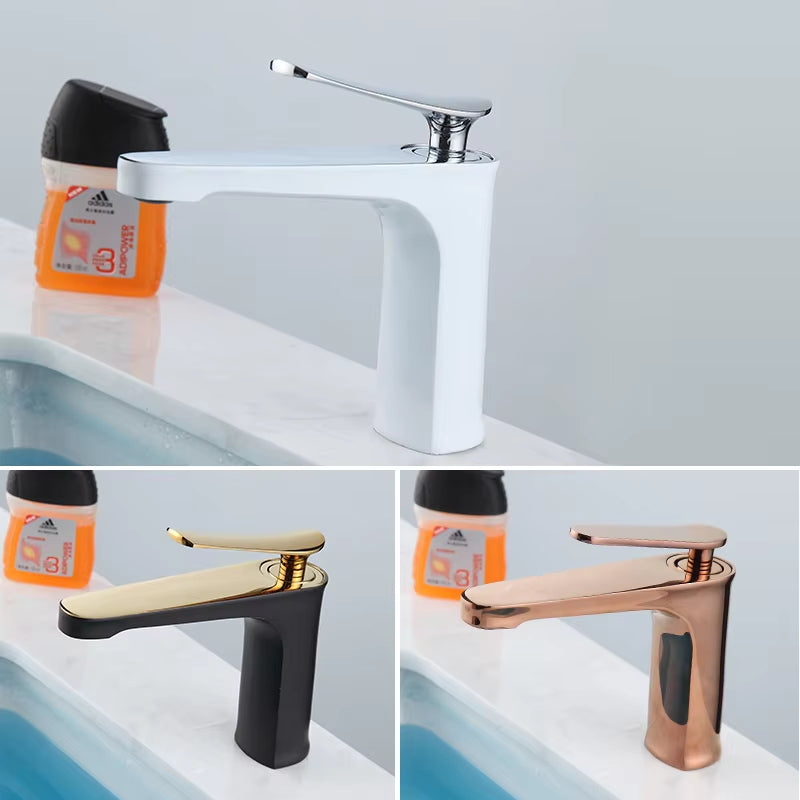 High-End Designer Single Handle Basin Faucet-7154
