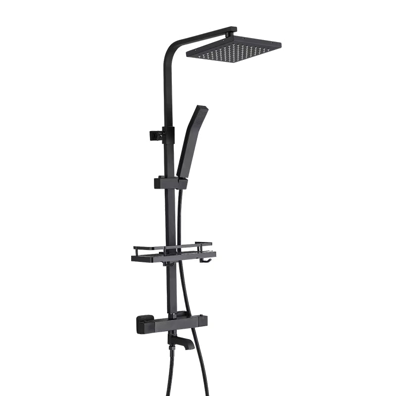 Bathroom Thermostatic Shower Faucet Set With Bathtub Faucet-6946
