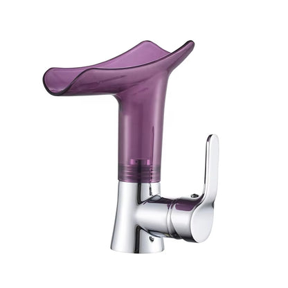 Bathroom Basin Waterfall Hot And Cold Water Faucet-7027