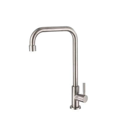 Simple Stainless Steel Bathroom Laundry Kitchen Hot And Cold Adjustable Faucet-5225