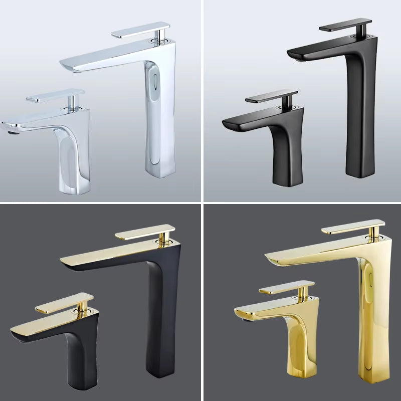 Premium And Elegant Countertop Mounted Hot And Cold Bathroom Faucets-7036