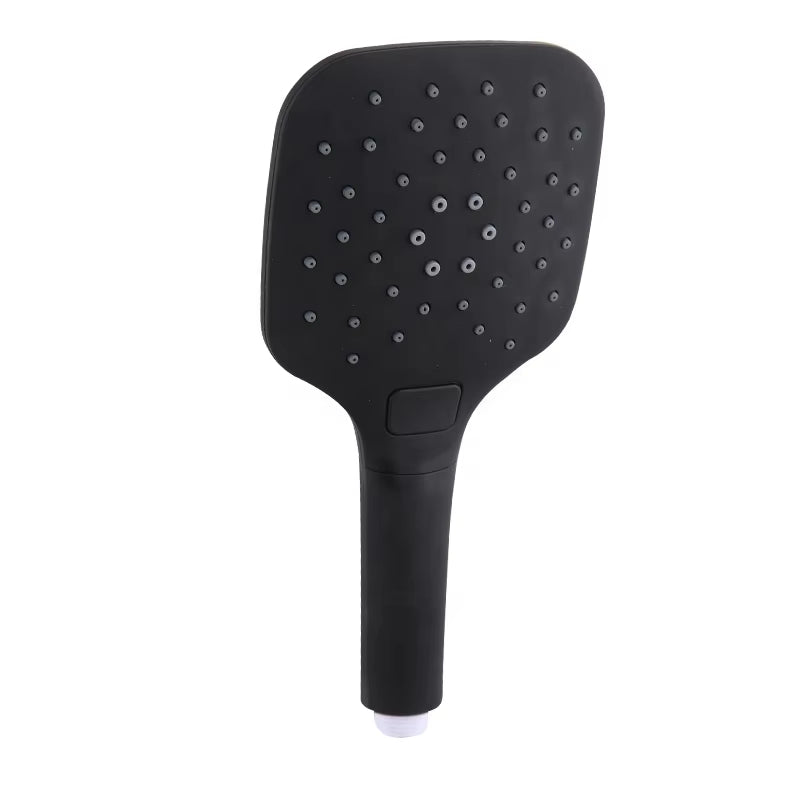 Black Supercharged Home Handheld Shower Head Accessories-5504