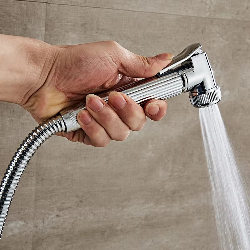 Smart Constant Temperature Shower Set Wall-Mounted Round Handle With Spray Gun-6931