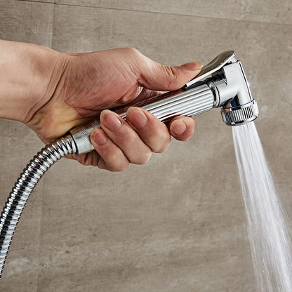 Smart Constant Temperature Shower Set Wall-Mounted Round Handle With Spray Gun-6931