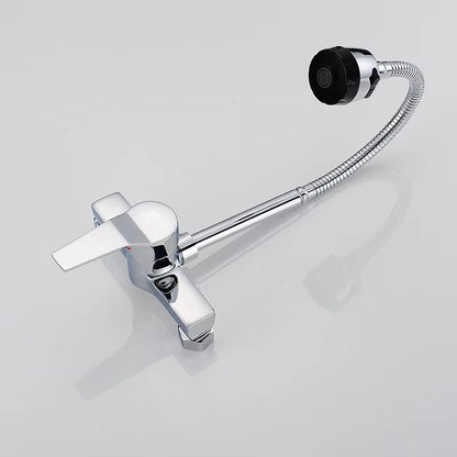 Wall Mounted Kitchen Sink 360 Degree Swivel Flexible Hose Faucet-8327