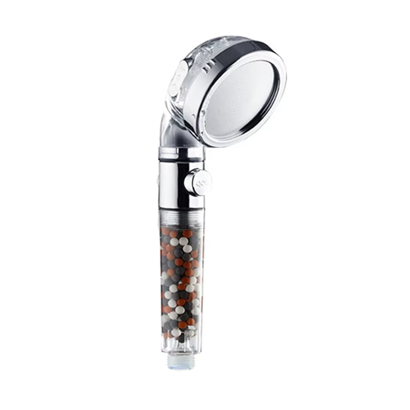 Self-Contained Filter, Pressure-Boosting And Adjustable Jet Shower Head-5536