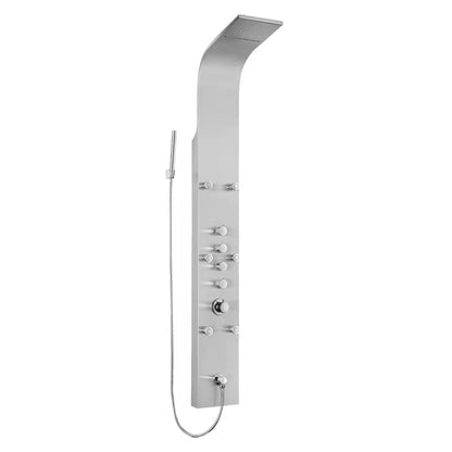 Shower Column Set Wall Mounted Stainless Steel Waterfall Shower Screen-6653