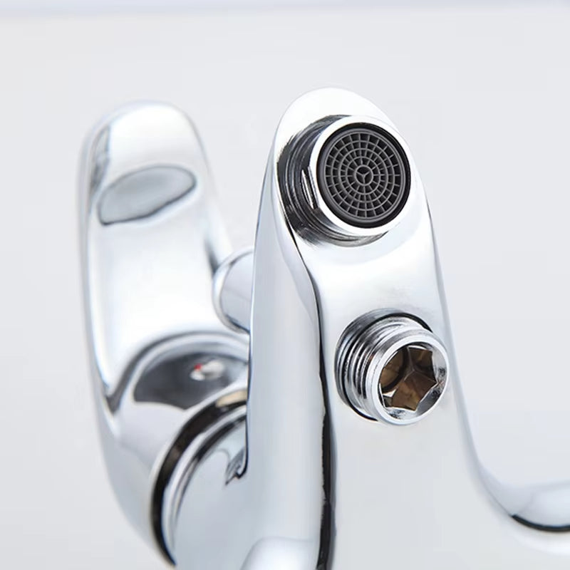 Classic Bathroom Shower Faucet Wall Mounted Hot And Cold Water Mixing Valve-6722