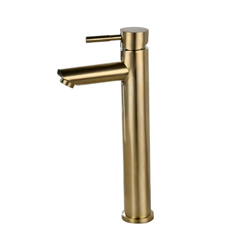 Modern Minimalist Bathroom Wash Hand Wash Golden Faucet-5011