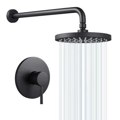Wall Mounted Shower Set Luxury Rain Shower Wall Mounted Shower Faucet-6556