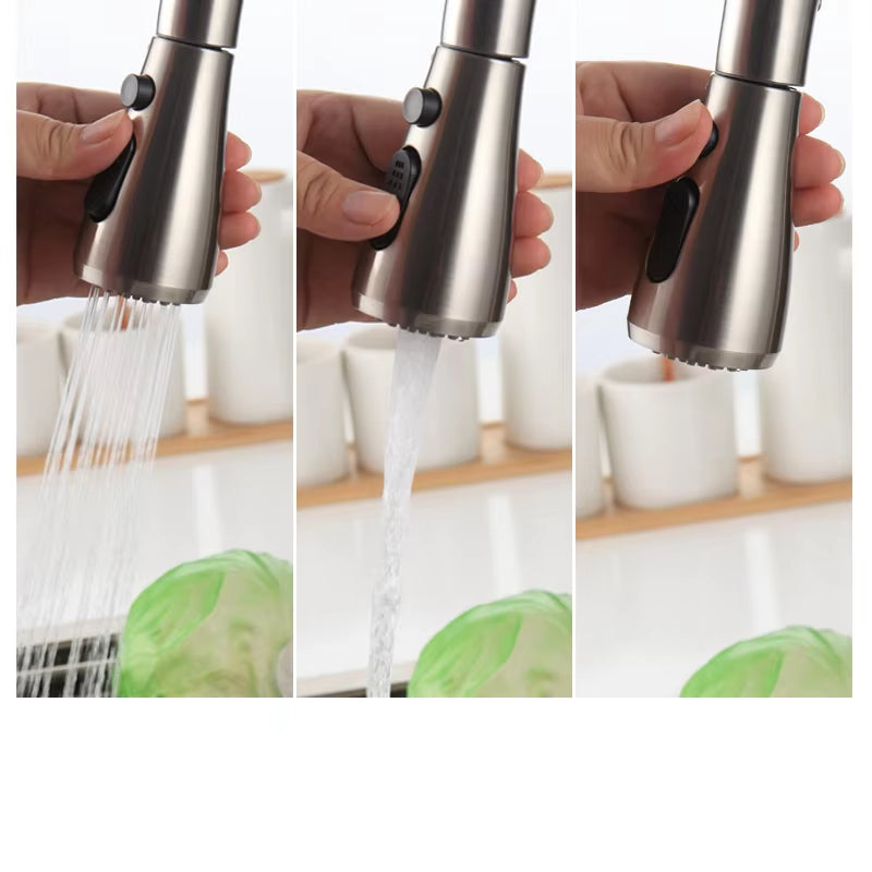 360 Degree Rotating Pull-Out Sink Faucet With Sprayer-8301