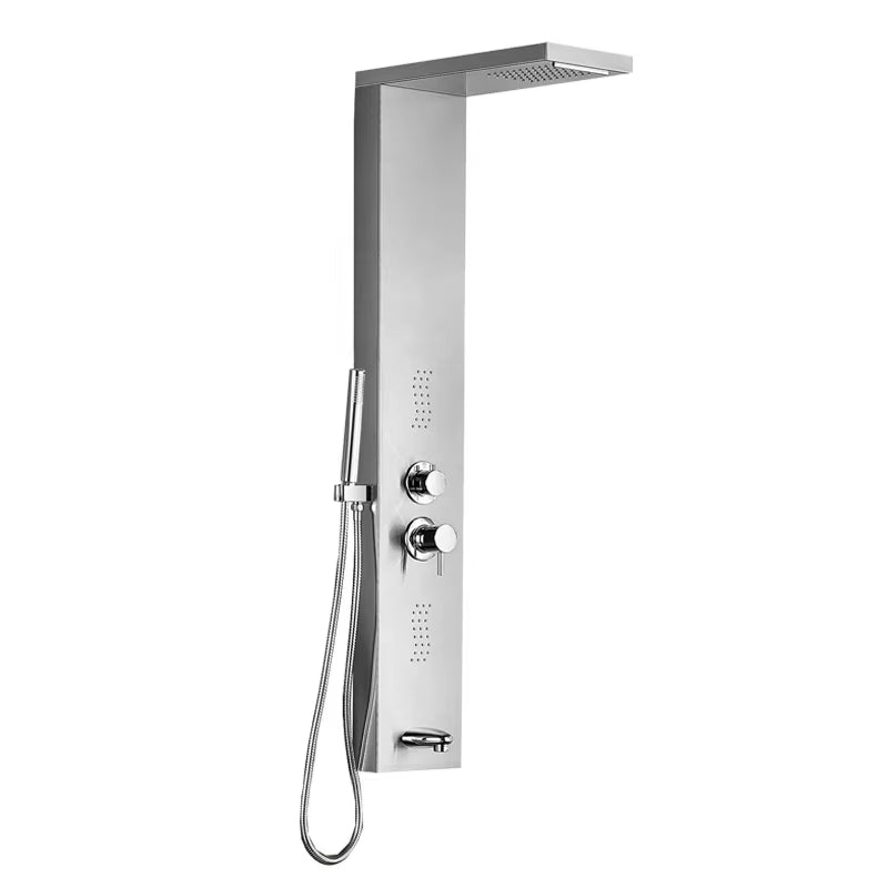 Shower Column Set Wall Mounted Waterfall Tower Massage Shower Head-6663