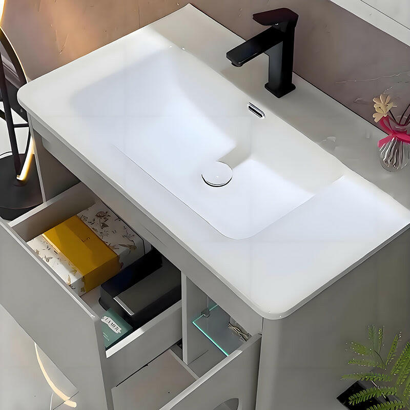 Mueble de baño de acero inoxidable, espejo de belleza inteligente F013