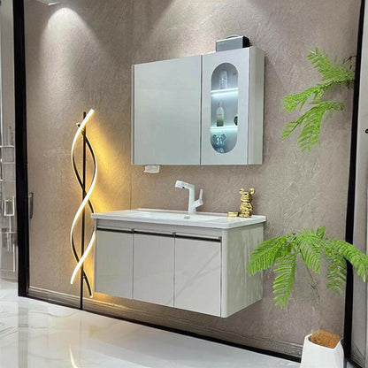 Stainless Steel Bathroom Cabinet Smart Beauty Mirror F029